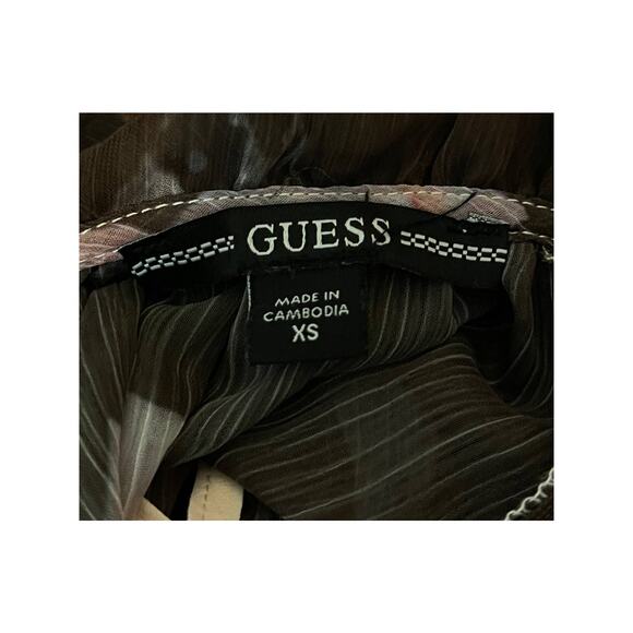Guess dress Veronica sheer floral Chiffon - Picture 4 of 5